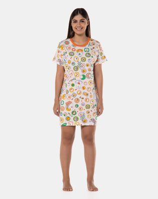 Camisão manga curta