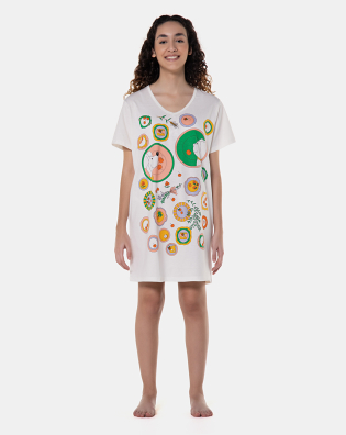 Camisão manga curta               