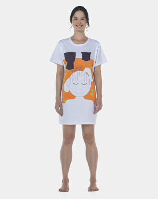 Camisão Feminino Adulto Manga Curta