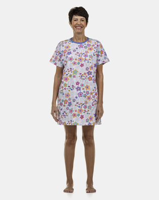 Camisão Feminino Adulto Manga Curta