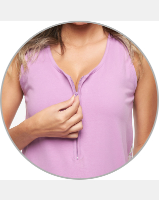 Homewear camisola gestante regata
