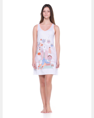 Camisola Feminino Adulto Regata Decote V