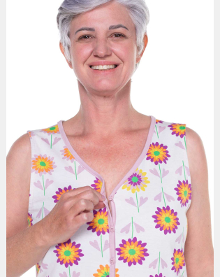 Homewear camisola clássica regata 