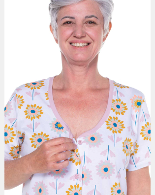 HOMEWEAR CAMISOLA CLÁSSICA MANGA CURTA