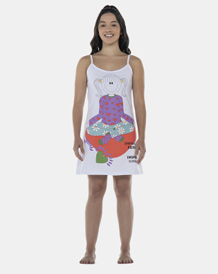 Camisola Feminina Adulto Alça