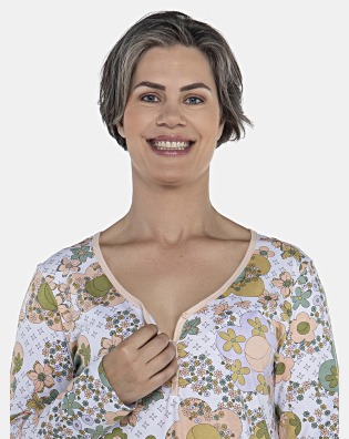 Camisola Feminino Adulto Manga Longa