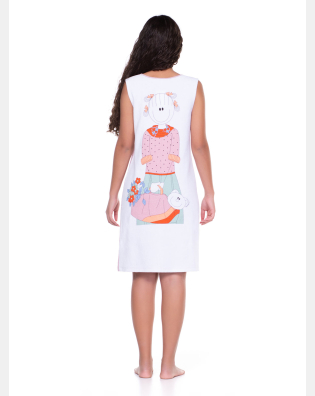 Roupão Feminino Adulto Regata Com Zíper 