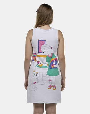 Roupão Feminino Adulto Regata Zíper Atoalhado
