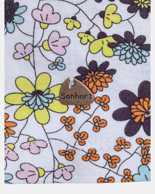 Robe Feminino Adulto  Manga Curta