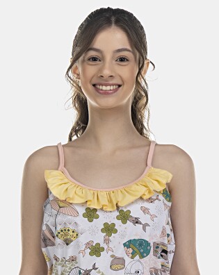 Macacão Feminino Adulto Alça