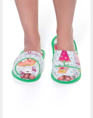PANTUFA COM ABERTURA ADULTO