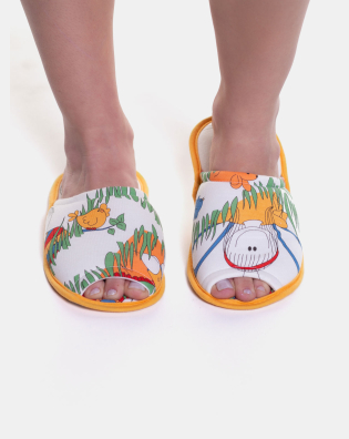 Pantufa com abertura adulto