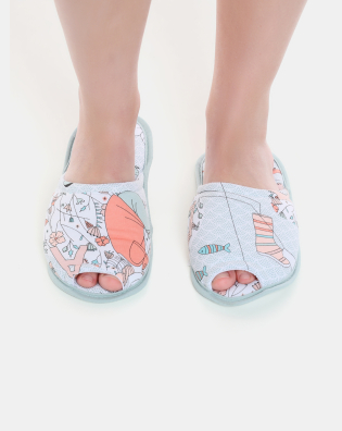Pantufa com abertura adulto     
