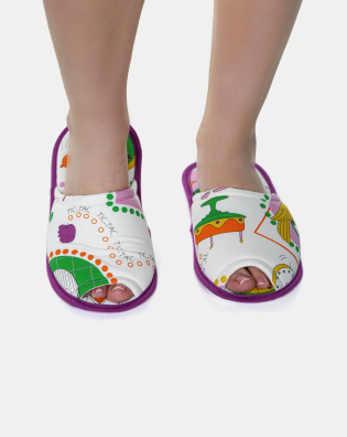 Pantufa Com Abertura Adulto