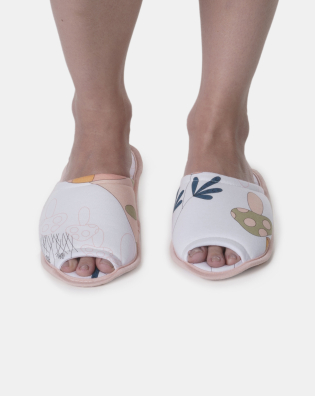 Pantufa com abertura adulto