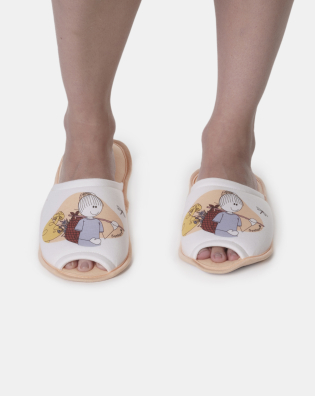 Pantufa com abertura adulto  