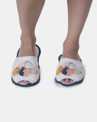 Pantufa com abertura adulto   