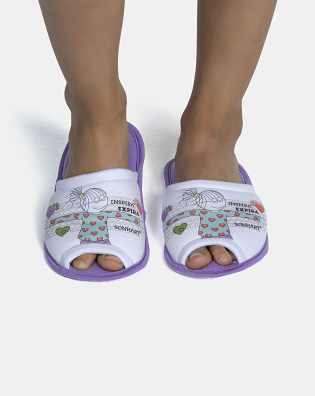 Pantufa Feminina Adulto Com Abertura