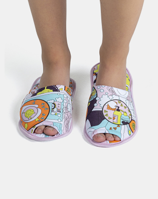 Pantufa Feminina Adulto Com Abertura