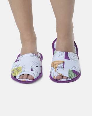 Pantufa Feminina Adulto Com Abertura
