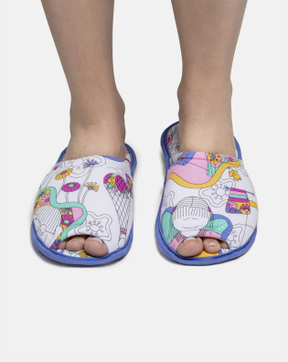Pantufa Feminina Adulto Com Abertura
