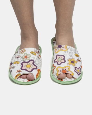 Pantufa Feminina Adulto Com Abertura
