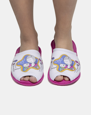 Pantufa Feminina Adulto Com Abertura