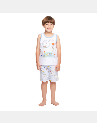 Pijama regata e bermuda