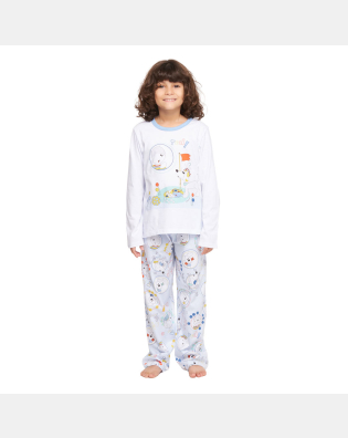 Conjunto Masculino Kids Manga Longa e Calça 