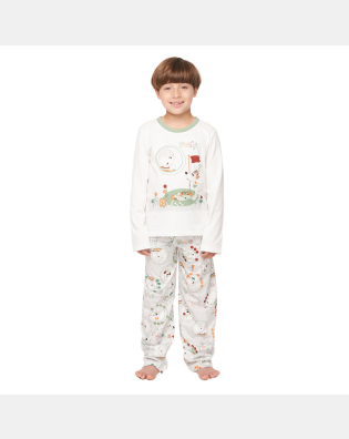 Pijama manga longa e calça