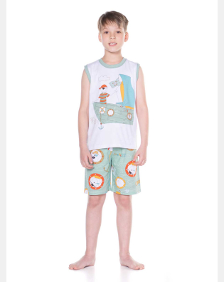 Pijama regata machão e short  