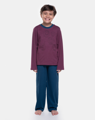 Pijama Manga Longa e Calça