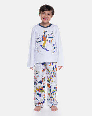 Pijama Manga Longa e Calça