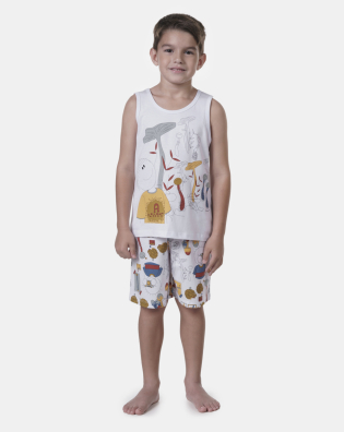 Pijama Regata e Bermuda 
