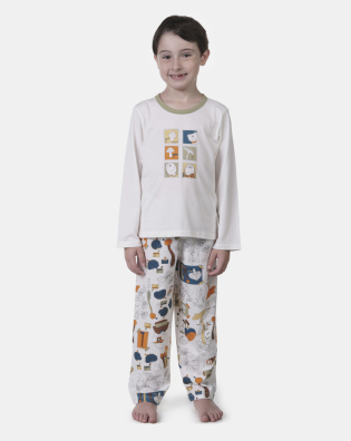 Pijama manga longa e calça
