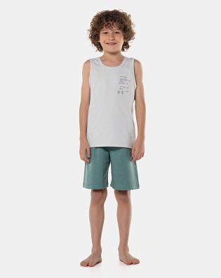 Pijama regata e bermuda      