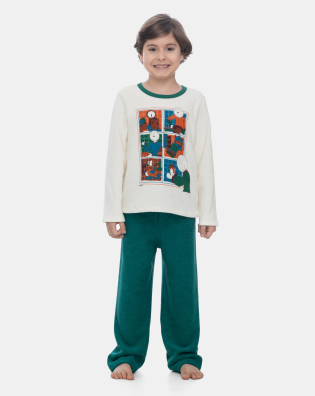 Pijama Manga Longa e Calça