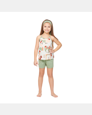 Pijama alça e short           