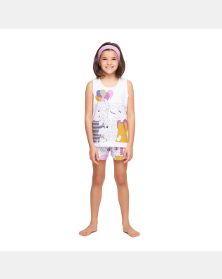 Conjunto Feminino Kids Regata e Short