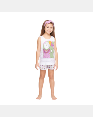Conjunto Feminino Kids Regata e Short