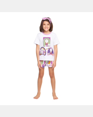 Conjunto Feminino Kids Manga Curta e Short