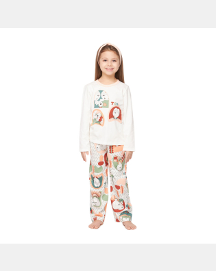 Pijama manga longa e calça