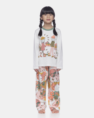 Pijama manga longa e calça