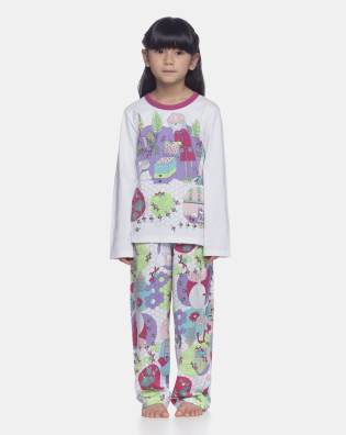 Pijama manga longa e calça   