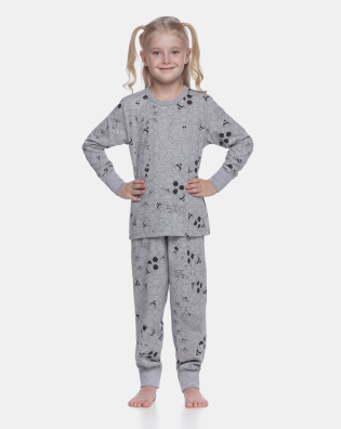 Pijama manga longa e calça