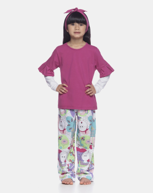 Homewear manga longa e calça