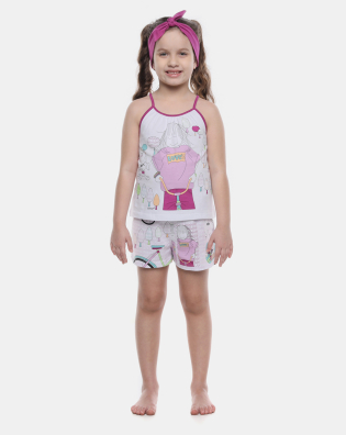 Pijama Alça e Short