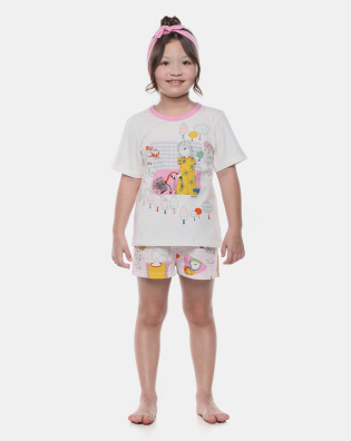 Pijama Manga Curta e Short
