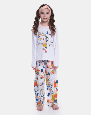 Pijama Manga Longa e Calça