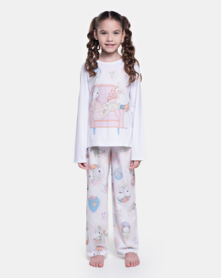 Pijama Manga Longa e Calça